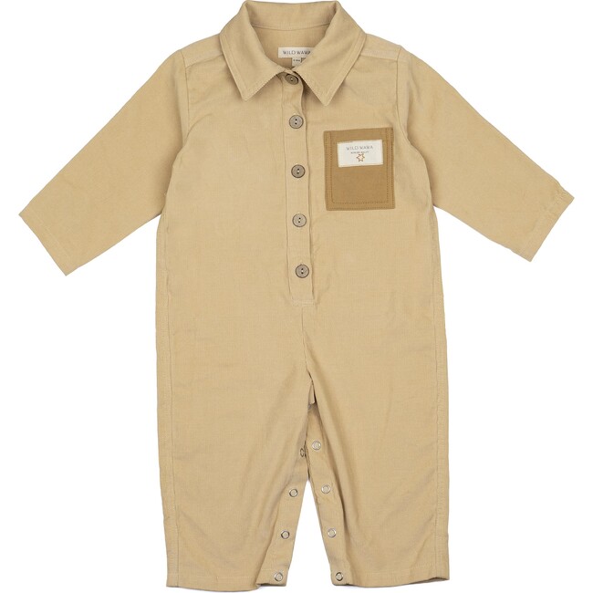 Buttons Jumpsuit, Sandstone