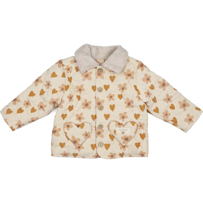 Quilted Jacket, Desert Rose Hearts