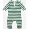 Campbell Romper, Pine Twin Stripe - Rompers - 1 - thumbnail