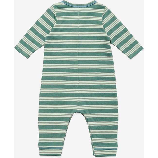 Campbell Romper, Pine Twin Stripe - Rompers - 2
