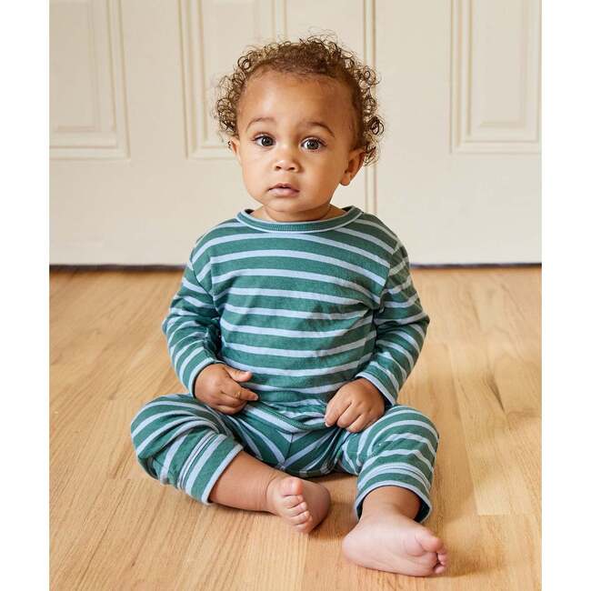 Andy Baby Legging, Forest Stripe - Leggings - 3