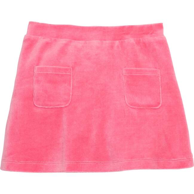 Patch Pocket Skort, Pink Velour