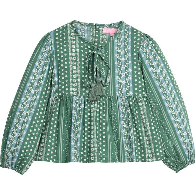Riviera Top, Fairfield Forest Stripe