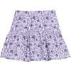 Sally Skort, Lavender Vine Floral - Skirts - 1 - thumbnail