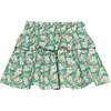 Two Tiered Circle Skort, Greenwich Garden Green - Skirts - 1 - thumbnail