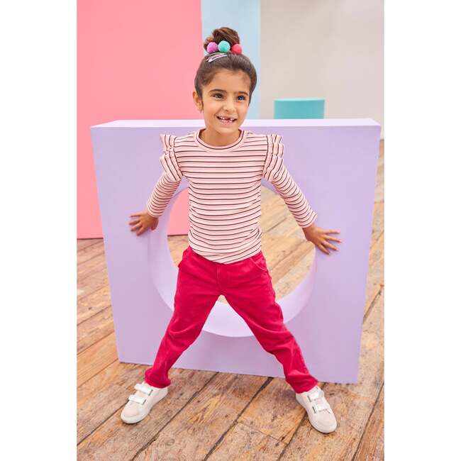 Twiggy Pants, Bougainvillea Velvet - Pants - 2