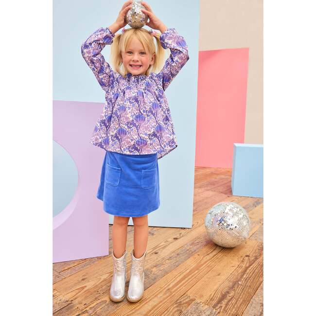 Patch Pocket Skort, Regent's Blue - Skirts - 2