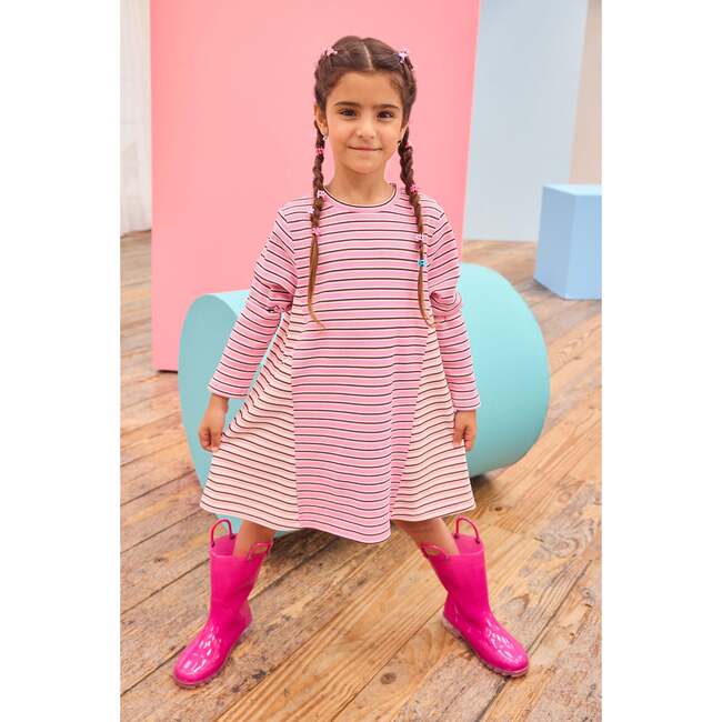 Mixed Stripe Dress, Andover Stripe - Dresses - 3