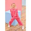 Lisle Top, Tulip Velour - Blouses - 3