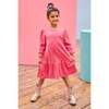 Lisle Dress, Tulip Velour - Dresses - 2