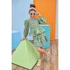 Long Sleeved India Top, Greenwich Garden Green - Blouses - 3