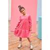 Lisle Dress, Tulip Velour - Dresses - 3