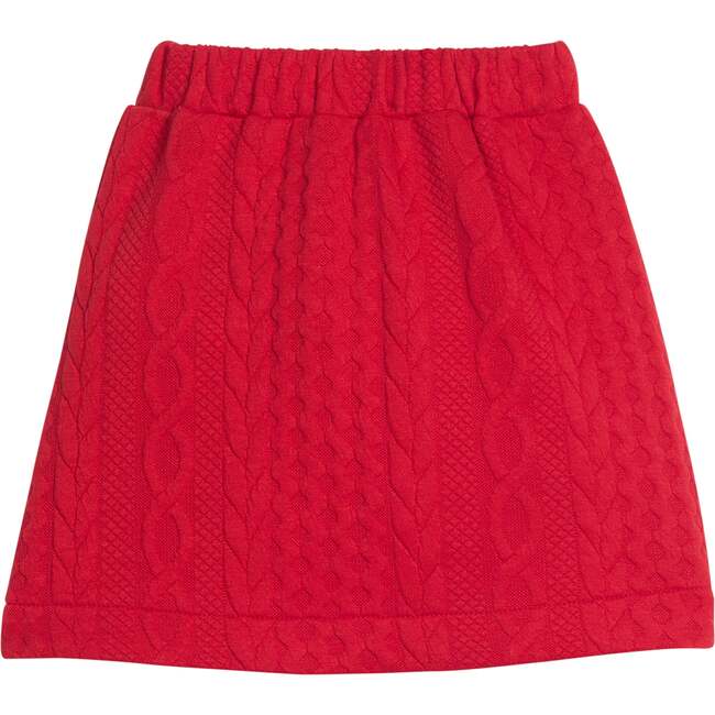 Quilted Mini Skirt, Cherry