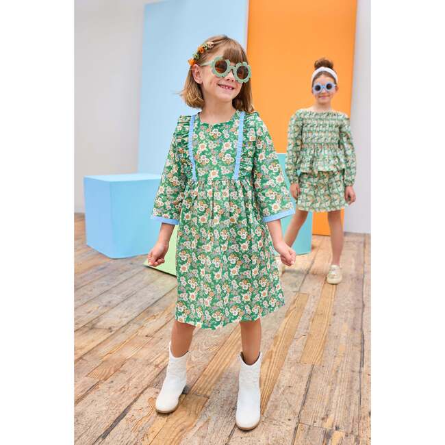 Porto Dress, Greenwich Garden Green - Dresses - 2