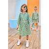 Porto Dress, Greenwich Garden Green - Dresses - 2