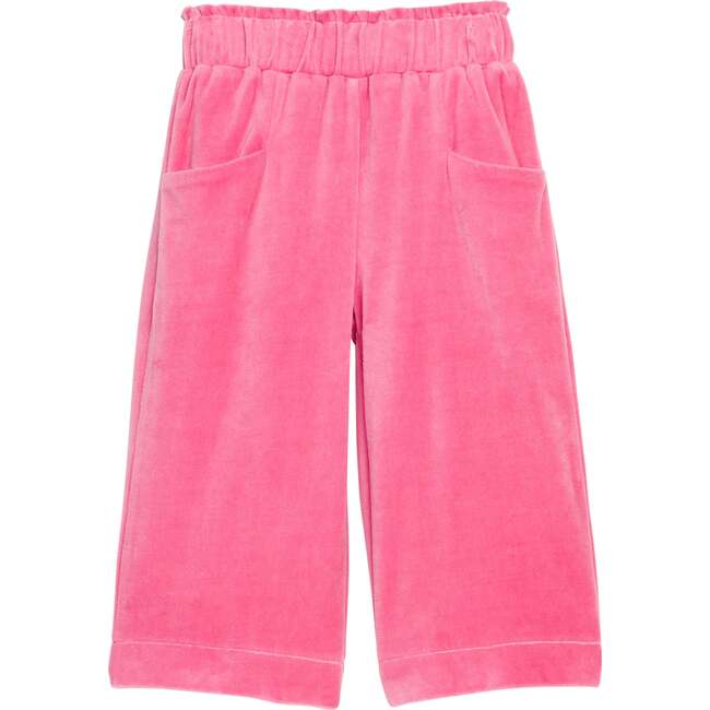 Cropped Palazzo Pants, Tulip Velour