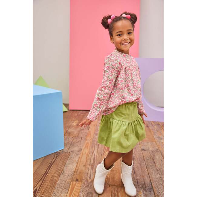 Lisle Top, Recoleta Floral Rose - Blouses - 3