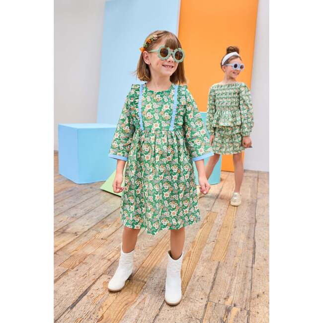 Porto Dress, Greenwich Garden Green - Dresses - 3