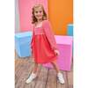 Cora Dress, Red & Pink Pique Stripe - Dresses - 3