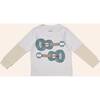 Two-fer Tshirt, Cream - T-Shirts - 1 - thumbnail