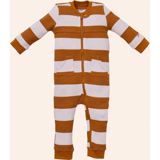 Striped Waffle Sleeper, Rust