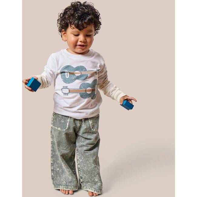 Two-fer Tshirt, Cream - T-Shirts - 2