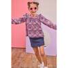 Quilted Mini Skirt, Navy Trellis - Skirts - 3