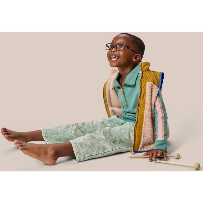 Sherpa Vest, Cream - Vests - 2