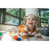 Striped Waffle Sleeper, Rust - Pajamas - 3