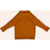 Half Zip Sweatshirt, Orange - Sweatshirts - 3