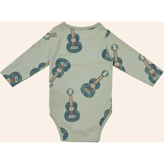 Printed Longsleeve Onesie, Guitars - Onesies - 3