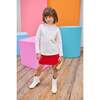 Quilted Mini Skirt, Cherry - Skirts - 3