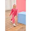 Cropped Palazzo Pants, Tulip Velour - Pants - 3