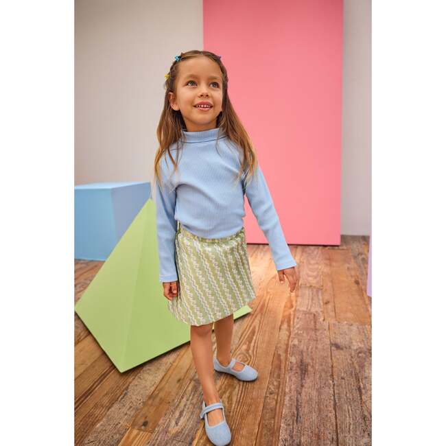 A-Line Mini Skirt, Soho Sparkle Jacquard - Skirts - 3