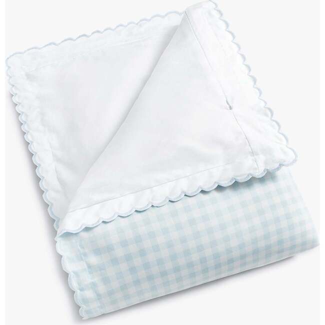 Picnic Gingham Baby Duvet, Blue