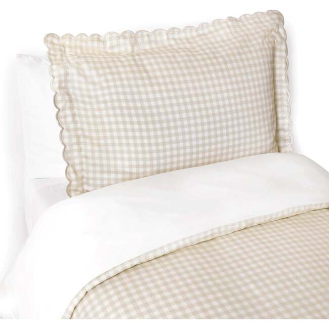 Picnic Gingham Twin Set, Beige