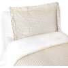 Picnic Gingham Twin Set, Beige - Duvet Sets - 1 - thumbnail