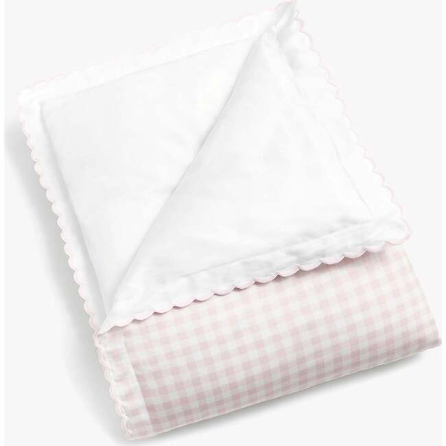 Picnic Gingham Baby Duvet Set, Pink