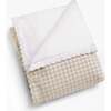 Picnic Gingham Baby Duvet Set, Beige - Duvet Sets - 1 - thumbnail