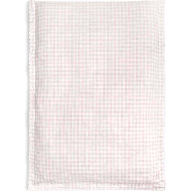 Picnic Gingham Baby Duvet Set, Pink - Duvet Sets - 2