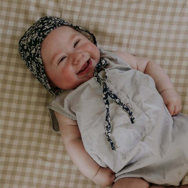 Picnic Gingham Baby Duvet Set, Beige - Duvet Sets - 3