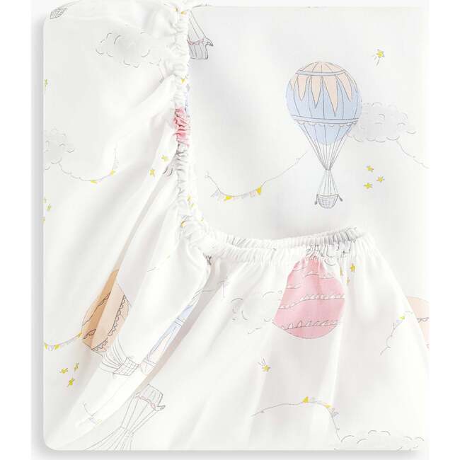 Touch The Sky Crib Sheet, Pink - Crib Sheets - 2
