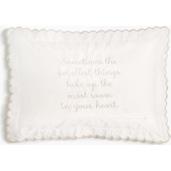 Picnic Gingham Toddler Pillow Set, Beige - Pillows - 3