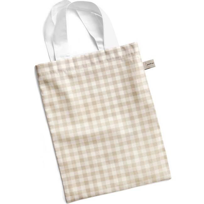 Picnic Gingham Baby Duvet Set, Beige - Duvet Sets - 6