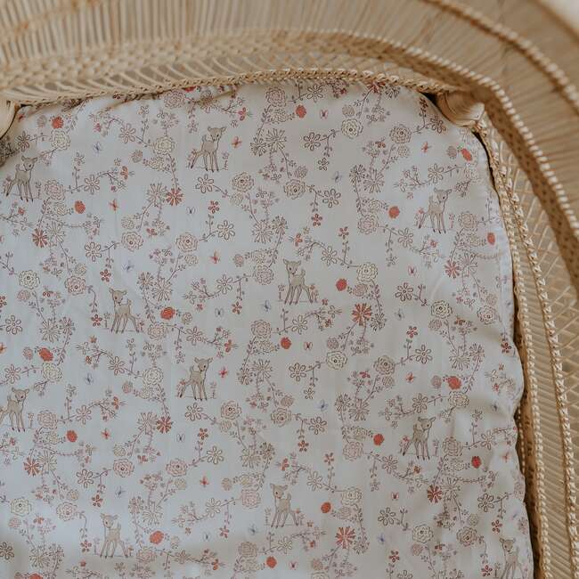 Into the Woodlands Crib Sheet, Ivory - Crib Sheets - 5