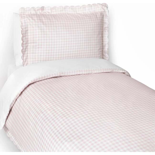 Picnic Gingham Twin Set, Pink - Duvet Sets - 6