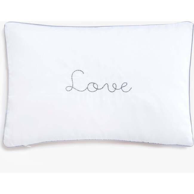 Bird's Song Toddler Pillow Set, Grey - Pillows - 3