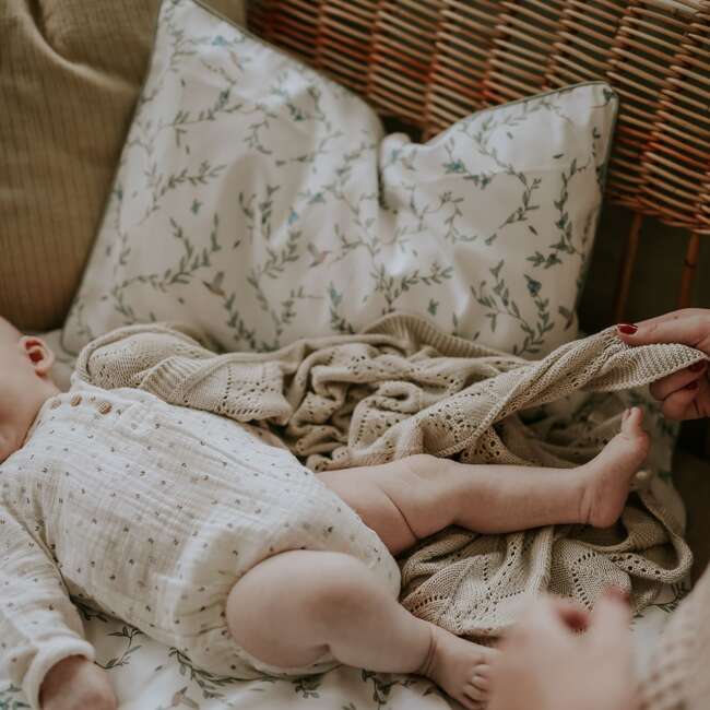 Secret Garden Toddler Pillow, Ivory - Pillows - 5