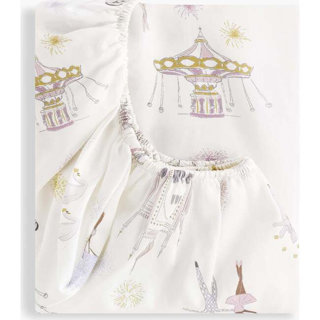 Adventures in Wonderland Crib Sheet, Rose - Crib Sheets - 2