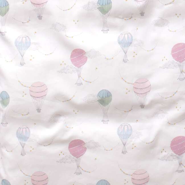 Touch The Sky Crib Sheet, Pink - Crib Sheets - 6